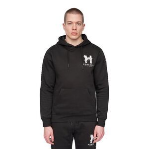 Henleys Mens Tapehen Hoodie / Black